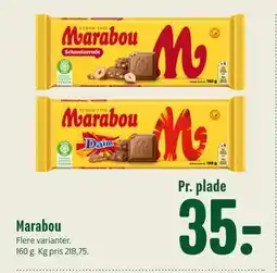 Min Købmand Marabou, DKK 35 tilbud