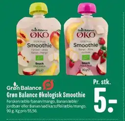Min Købmand Grøn Balance Økologisk Smoothie, DKK 5 tilbud