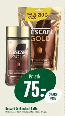 Min Købmand Nescafé Gold Instant Kaffe, DKK 75 tilbud