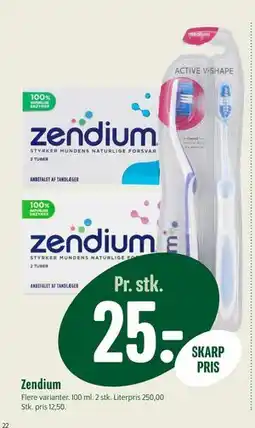 Min Købmand Zendium, DKK 25 tilbud
