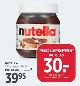 MENY NUTELLA, DKK 39.95, App-pris tilbud