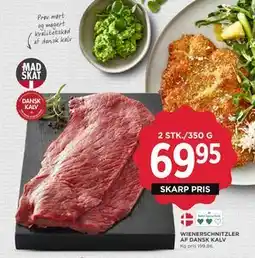 MENY WIENERSCHNITZLER AF DANSK KALV, DKK 69.95 tilbud