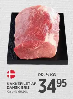 MENY NAKKEFILET AF DANSK GRIS, DKK 34.95 tilbud