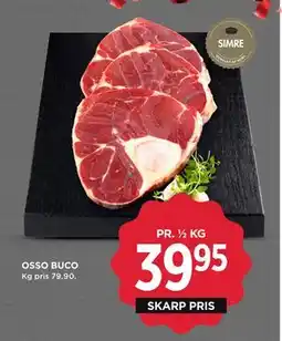 MENY OSSO BUCO, DKK 39.95 tilbud
