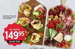 MENY TAPASPLATTE ELLER 6 STK. DELIKATESSESMØRREBRØD, DKK 149.95 tilbud