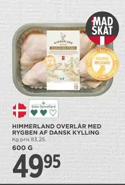 MENY HIMMERLAND OVERLÅR MED RYGBEN AF DANSK KYLLING, DKK 49.95 tilbud