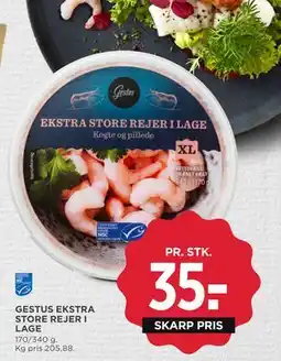 MENY GESTUS EKSTRA STORE REJER I LAGE, DKK 35 tilbud