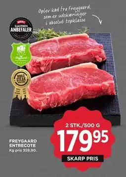 MENY FREYGAARD ENTRECOTE, DKK 179.95 tilbud