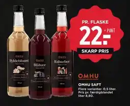 MENY OMHU SAFT, DKK 22 tilbud