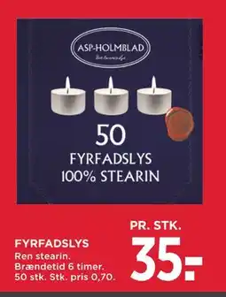 MENY FYRFADSLYS, DKK 35 tilbud