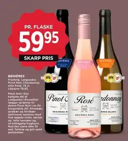 MENY BENIÉRES, DKK 59.95 tilbud