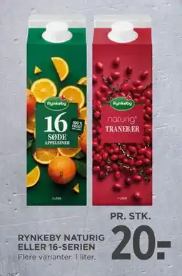 MENY RYNKEBY NATURIG ELLER 16-SERIEN, DKK 20 tilbud