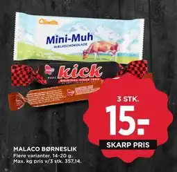 MENY MALACO BØRNESLIK, DKK 15 tilbud