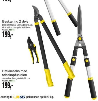 Harald Nyborg Hækkesaks med teleskopfunktion tilbud