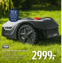 Føtex Texas RMX 700 robotplæneklipper tilbud