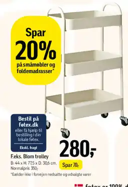 Føtex F.eks. Blom trolley tilbud