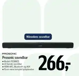Føtex PROSONIC soundbar tilbud