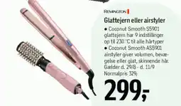 Føtex REMINGTON Glattejern eller airstyler tilbud