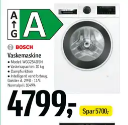 Føtex BOSCH Vaskemaskine tilbud