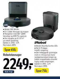Føtex Robotstøvsuger tilbud