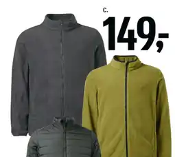 Føtex Fleece jakke. S-3XL tilbud