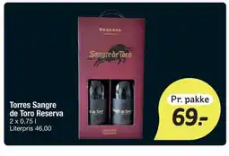 Fakta Tyskland Torres Sangre de Toro Reserva tilbud