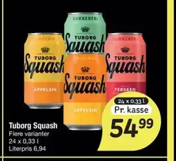 Fakta Tyskland Tuborg Squash tilbud
