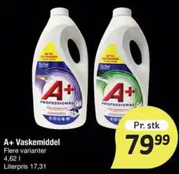 Fakta Tyskland A+ Vaskemiddel tilbud