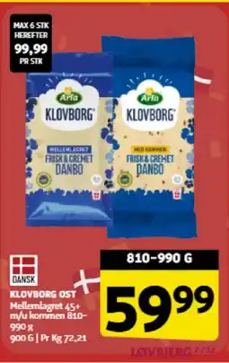 Løvbjerg Klovborg ost tilbud