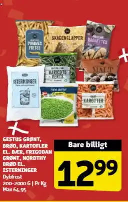 Løvbjerg Gestus Grønt, brød, kartofler el, bær, frigodan grønt, nordthy brød el. isterninger tilbud