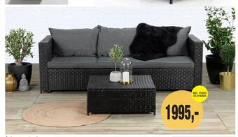 Harald Nyborg Sofasæt med puf tilbud