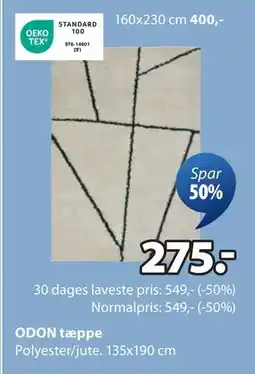 JYSK ODON tæppe tilbud