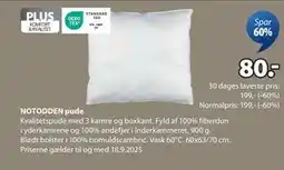 JYSK NOTODDEN pude, DKK 80 tilbud
