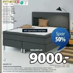 JYSK SOKNA GC35 kontinentalseng, DKK 9000 tilbud