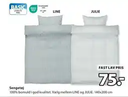 JYSK Sengetøj, DKK 75 tilbud