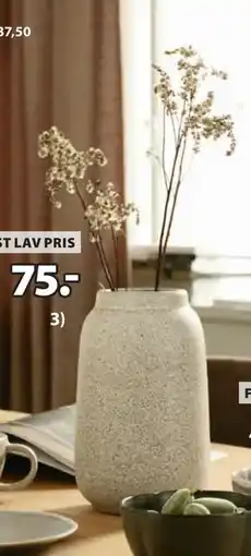 JYSK KARLANTON vase, DKK 75 tilbud