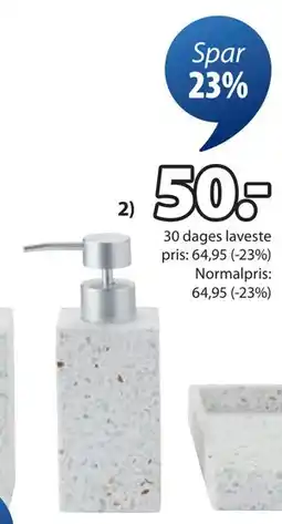 JYSK BILLSTA badeværelsestilbehør, DKK 50 tilbud