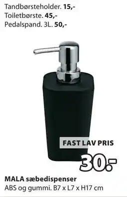JYSK MALA sæbedispenser, DKK 30 tilbud