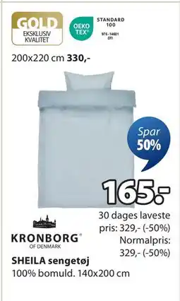 JYSK SHEILA sengetøj tilbud