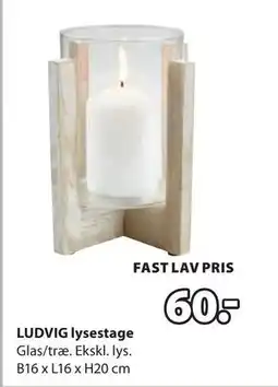 JYSK LUDVIG lysestage, DKK 60 tilbud