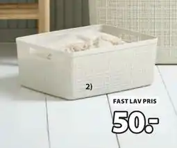 JYSK JUTE kurv, DKK 50 tilbud