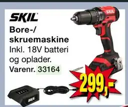 Harald Nyborg Bore-/ skruemaskine, DKK 299 tilbud