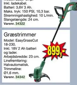 Harald Nyborg Græstrimmer, DKK 899 tilbud