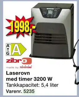 Harald Nyborg Laserovn med timer 3200 W, DKK 1998 tilbud