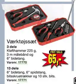 Harald Nyborg Værktøjssæt, DKK 65 tilbud