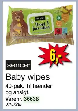 Harald Nyborg Baby wipes, DKK 6 tilbud