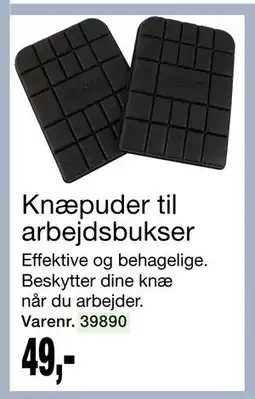 Harald Nyborg Knæpuder til arbejdsbukser, DKK 49 tilbud