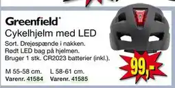 Harald Nyborg Cykelhjelm med LED, DKK 99 tilbud