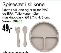 Harald Nyborg Spisesæt i silikone, DKK 49 tilbud
