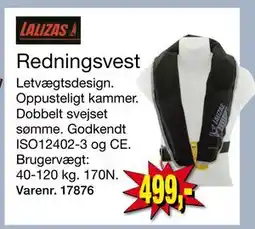 Harald Nyborg Redningsvest, DKK 499 tilbud